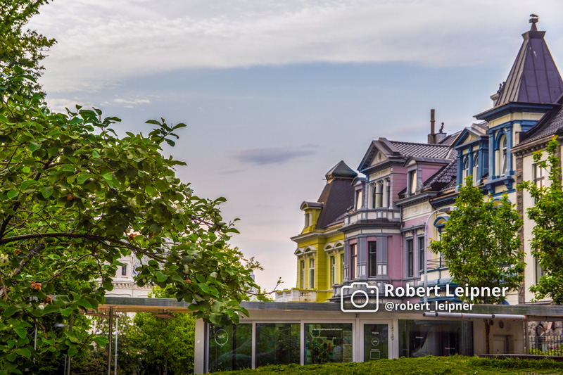 Häuserzeile in Bergen