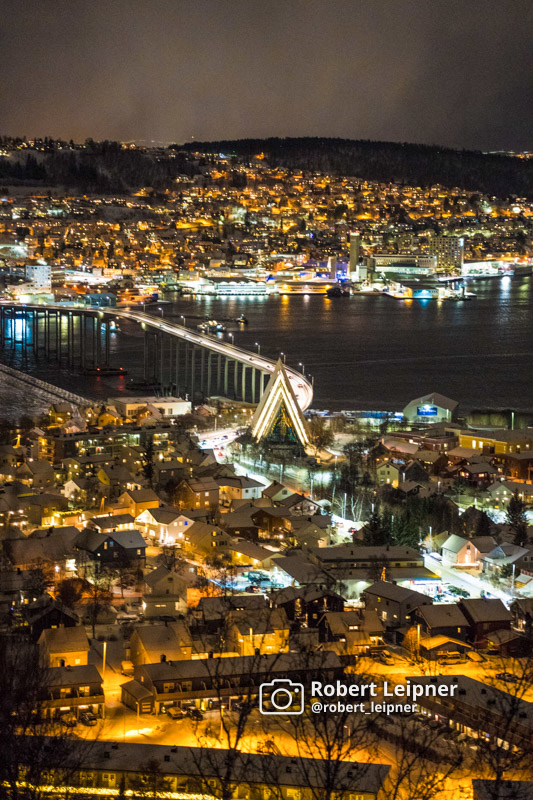 Tromsøbrua und Tromsdalen kirke