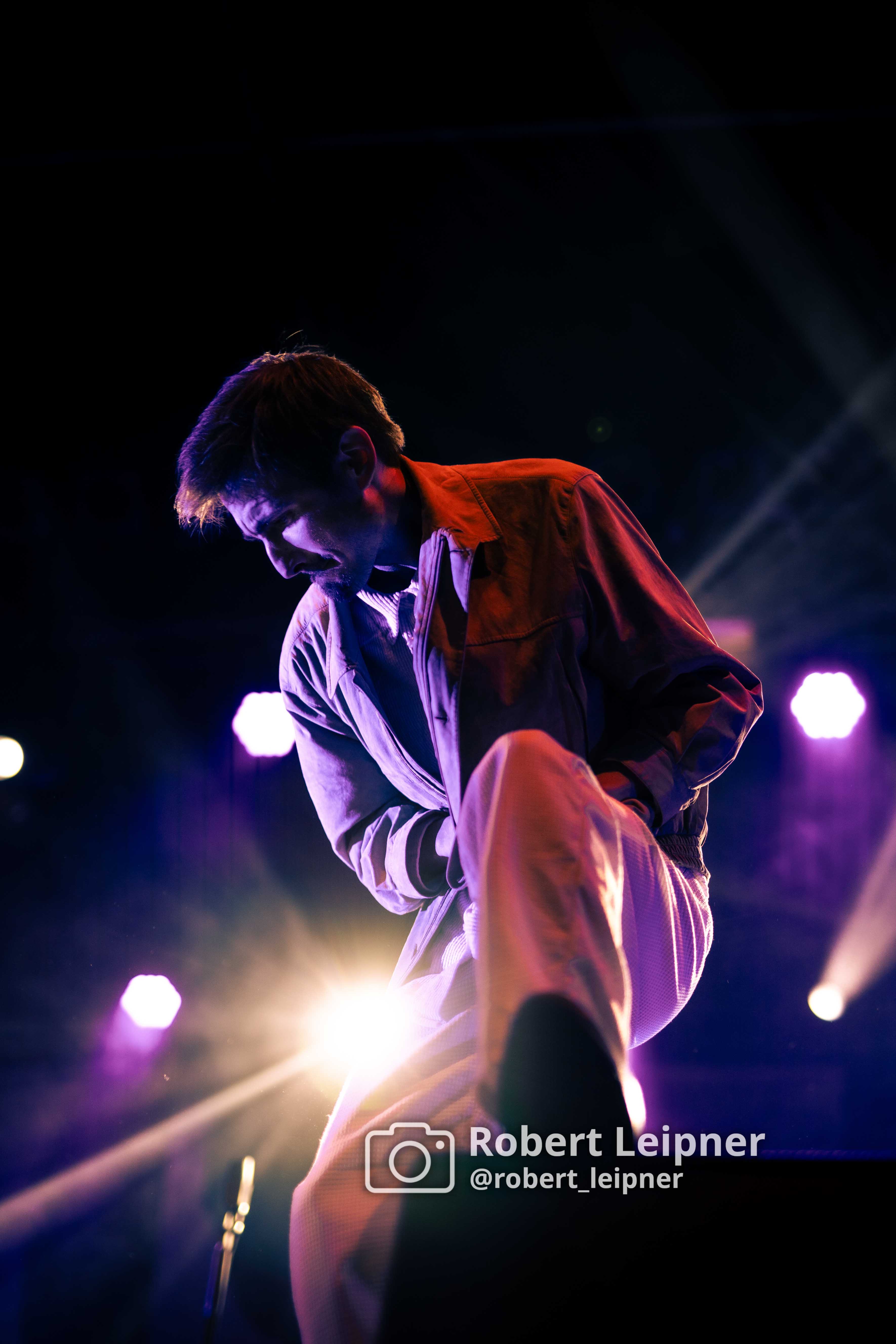 Sänger im Rampenlicht im Batschkapp