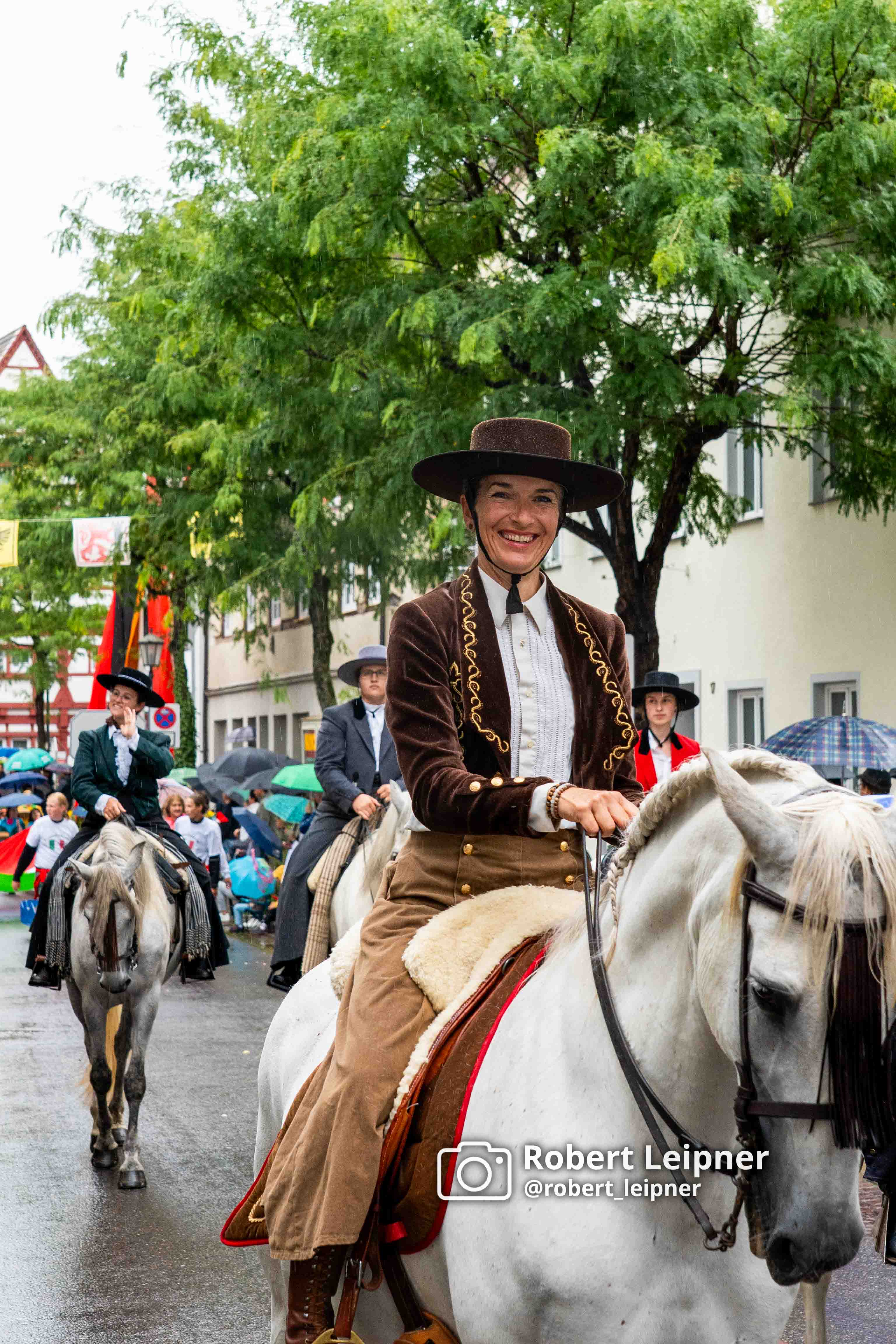 Großer hitorischer Festzug der Bürgerwehren und Garten Württemberg-Hohenzollern in Bad Saulgau