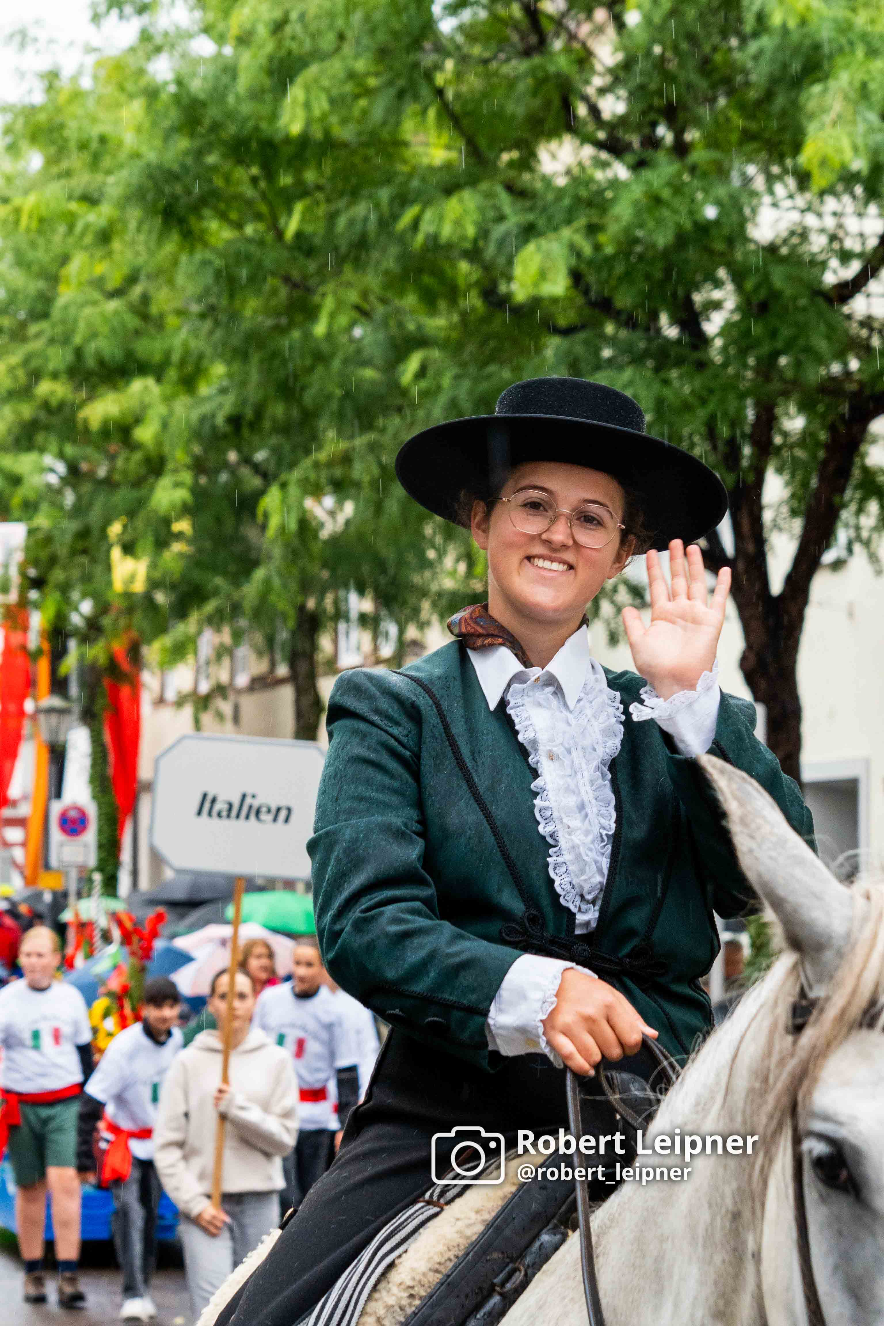 Großer hitorischer Festzug der Bürgerwehren und Garten Württemberg-Hohenzollern in Bad Saulgau