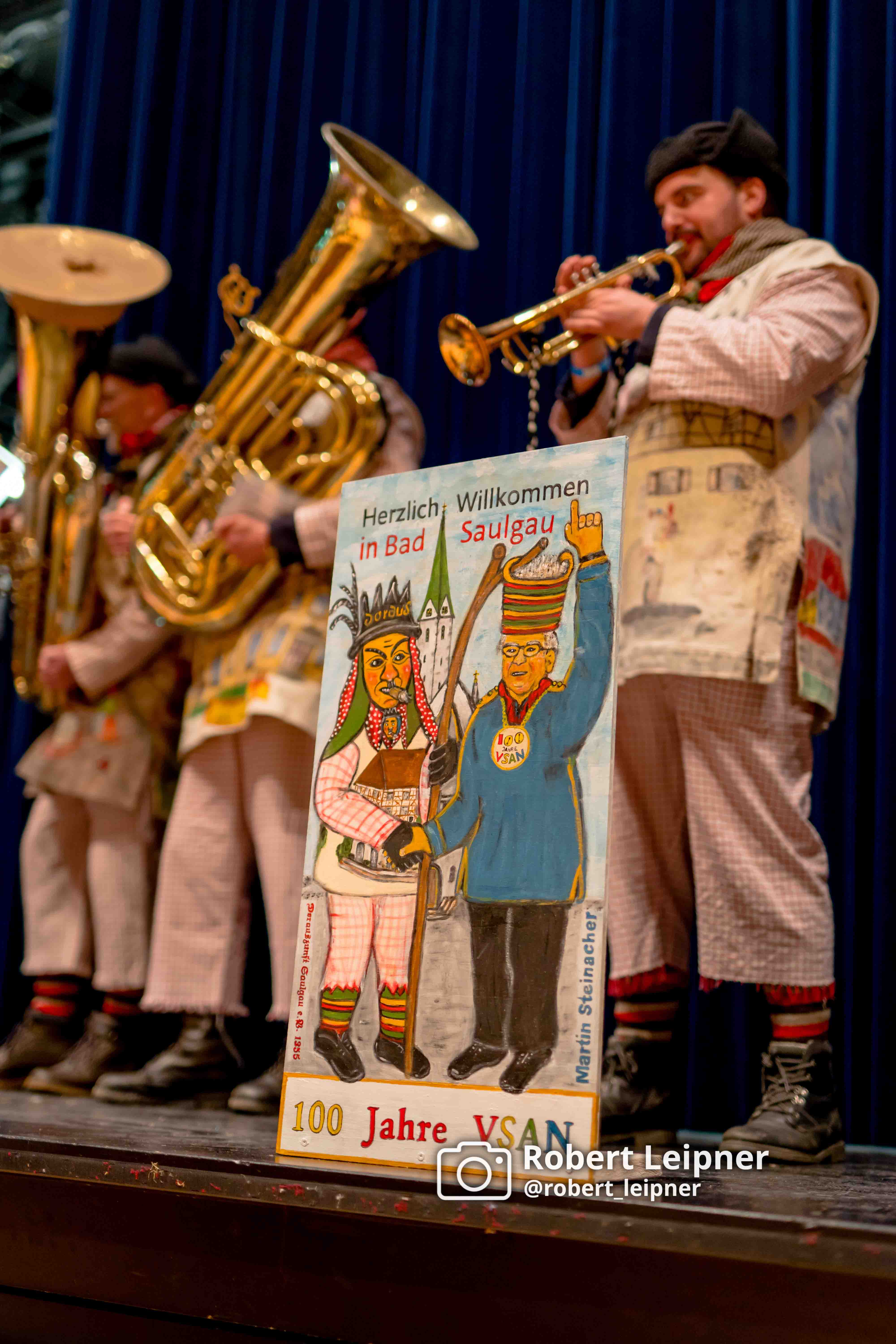 Konzert bei der Jubiläumsfeier: 100 Jahre VSAN in Bad Saulgau in der Stadthalle